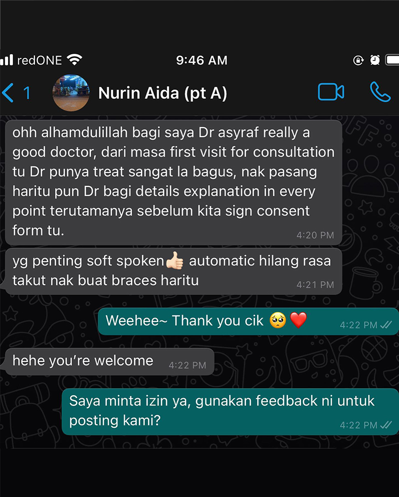whatsapp feedback